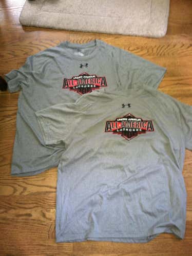 2 Under Armour All American shirt grey