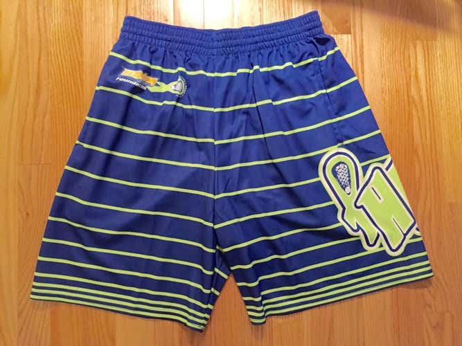 New HEADSTRONG Lacrosse Athletic Shorts Green Blue Mens Size XL XLarge