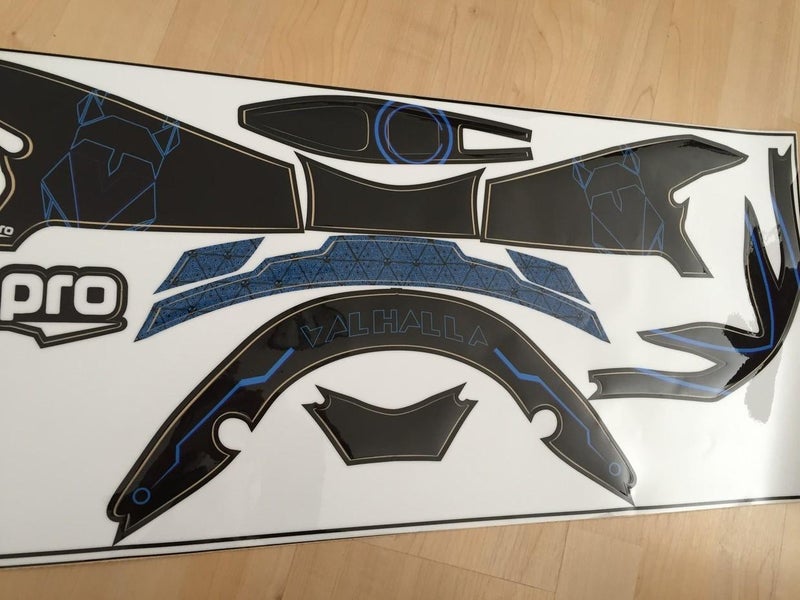 Valhalla Tron Themed Cascade R Helmet Wrap