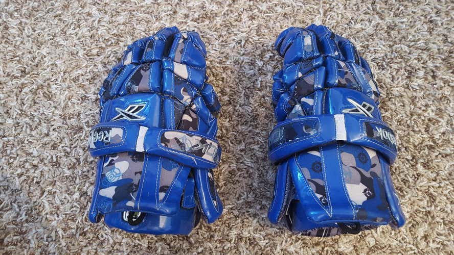 REEBOK 10K GLOVES BLUE CAMO 13"