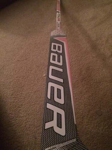 New Bauer Total One- Breast Cancer Limited Edition Goalie Stick- LEFT