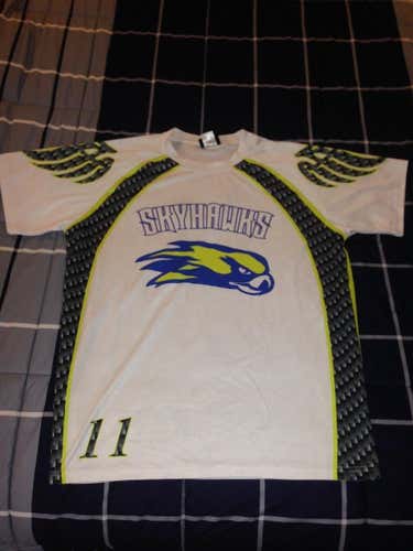 White Skyhawks shooting shirt