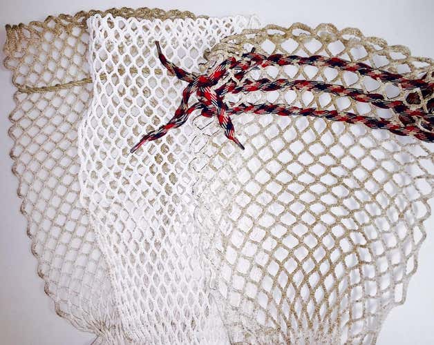 New/Used 3 Lot Goalie Mesh White