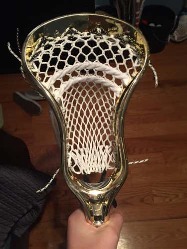 Gold Chrome Nike Legacy U Strung With StringKing 3x