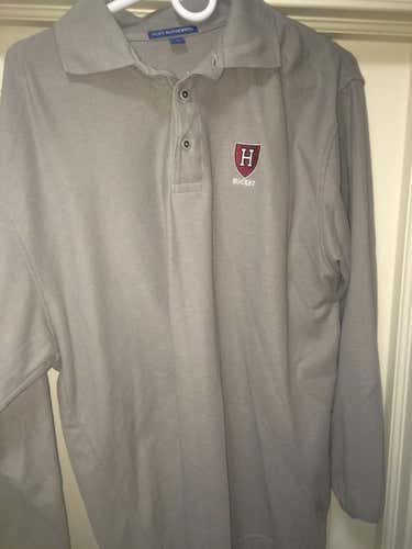 Harvard Hockey Team Issued Large Polo