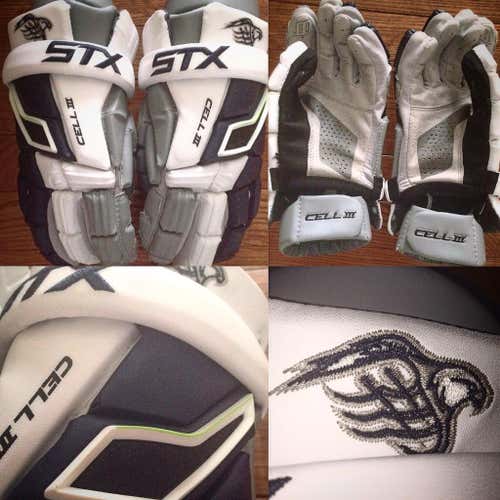 Chesapeake Bayhawks MLL STX Cell 3 Lacrosse Gloves