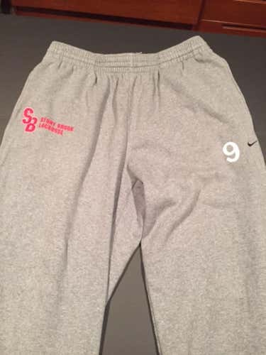 Team Issued Nike Stony Brook Lacrosse Sweatpants #9 XL