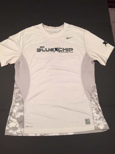 Limited Edition Nike Blue Chip Lacrosse Camp Issued Shooting Shirt XL