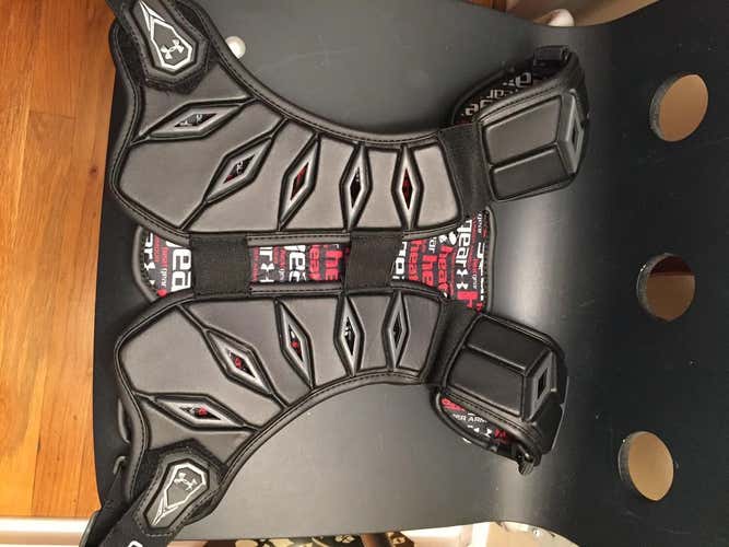 Under Armour Lacrosse Speed Liner Shoulder Pads and arm guards.