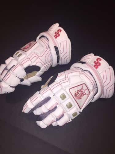 Brine King II Team Issued Stony Brook Lacrosse Gloves GOALIE 13'