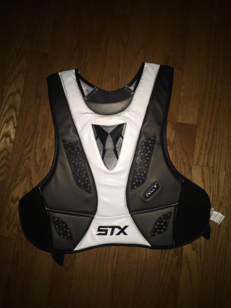Black and White STX Cell II Goalie Chest Protector w/ heart guard