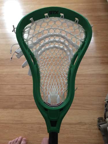 Kelly green strung Stx Hammer