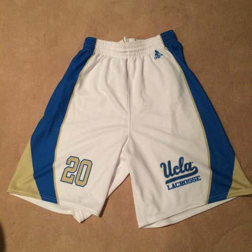 UCLA Lacrosse White Game Shorts #20
