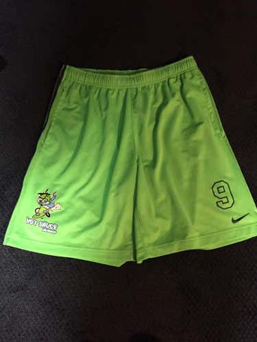 Nike Lime Green Hot Sauce Lacrosse Shorts