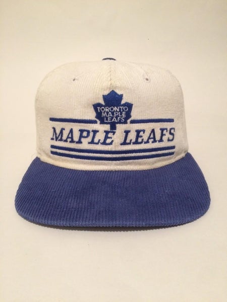 Vintage Toronto Maple Leafs Corduroy Ted Fletcher Snapback Hat