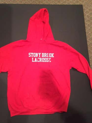 Stony Brook Lacrosse Hooded Sweatshirt Champion XL