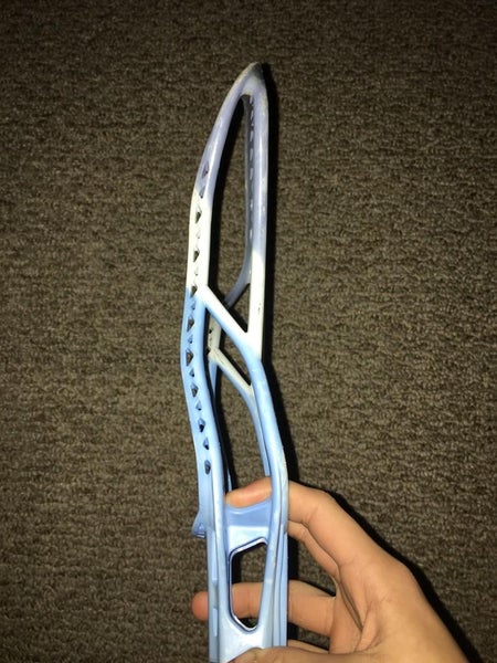 Tribe 7 Ghost 7 lacrosse head dyed blue and gray