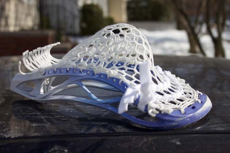 Blue to White Fade Dyed Warrior Rabil 2x with East Coast Dyes White Hero Mesh