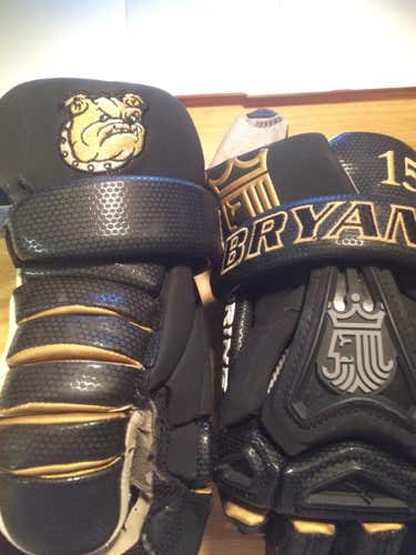 Bryant University Brine King V Lacrosse Gloves #15