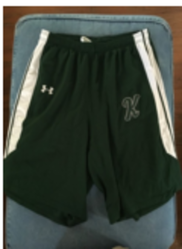 BN Under Armour Custom Shorts (Green/Large) "KEKEMBAS" War at the Shore