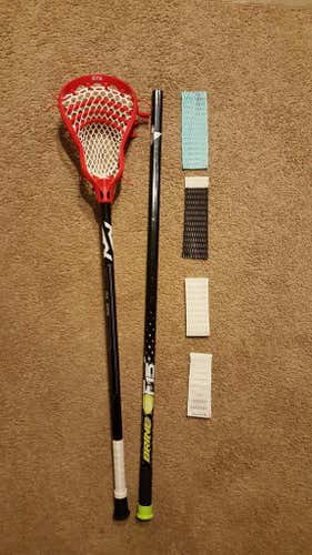 STX AV8 STX Amp Stick / 40 Inch Brine F15 Shaft With 1 or more pieces of Mesh of choice.