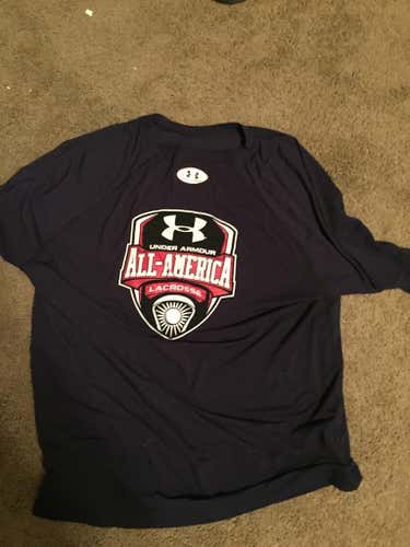 Blue Underarmour workout shirt