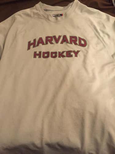 Harvard Hockey Team Issued Dryfit Size Medium