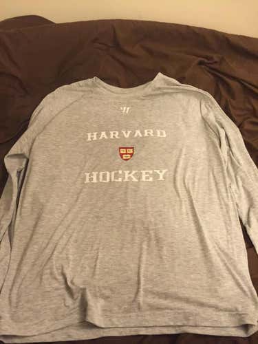 Harvard Hockey Team Issued Warrior Dryfit Longsleeve XL