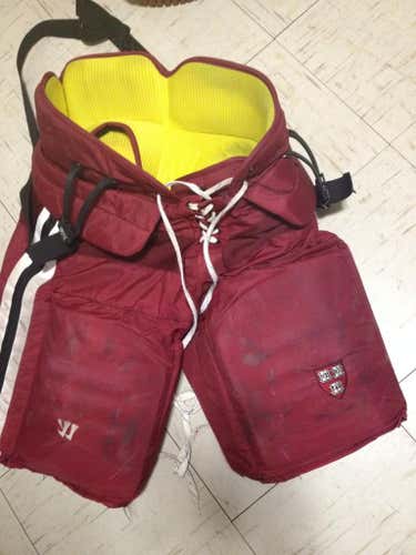Harvard Goalie warrior pants - size large