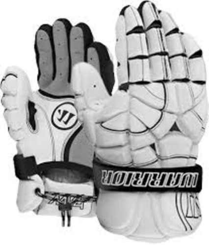 Warrior Mac Daddy 4 Lacrosse Gloves White and Black