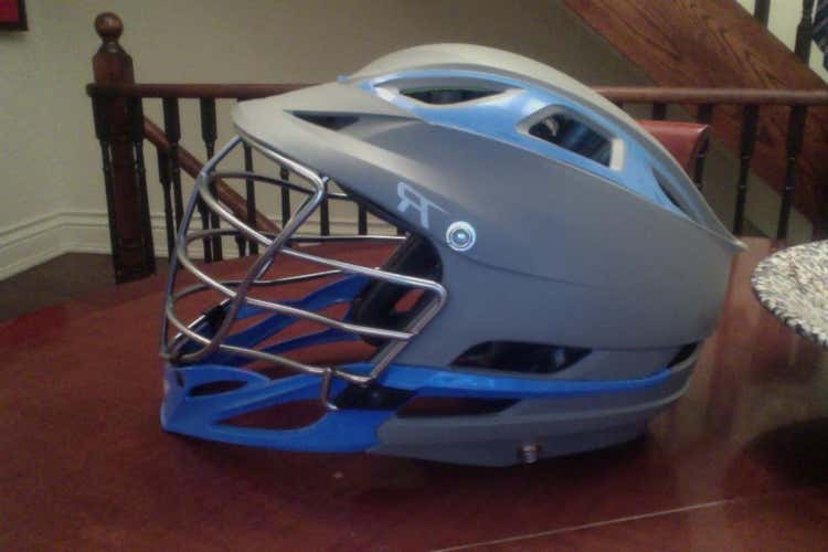 Matte Grey Casacde R With Hopkins Blue Chin Piece