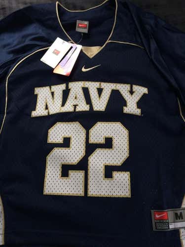 Navy Lacrosse Jersey- New With Tags