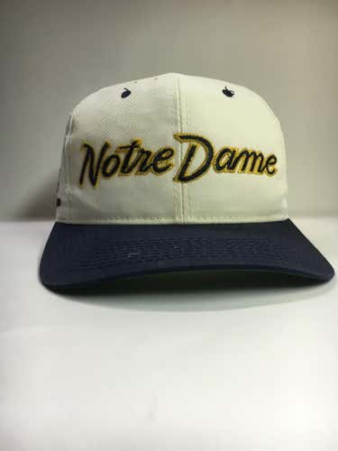 Vintage Notre Dame Sports Specialties Script Snapback