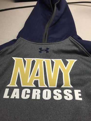 Naval Academy Lacrosse Hoodie Size Medium