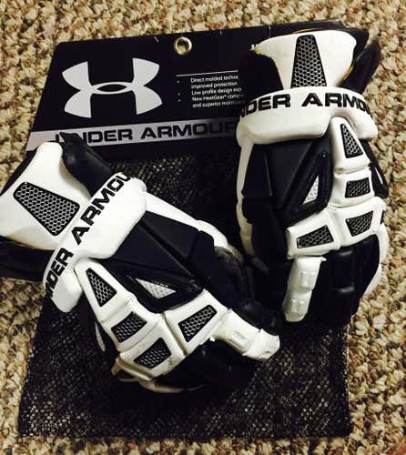 NICE Under Armour Gloves Black White