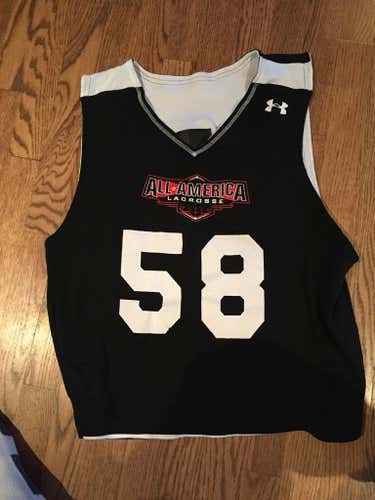 Under Armour All american Pinnie Black/white