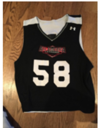 Under Armour All american Pinnie Black/white