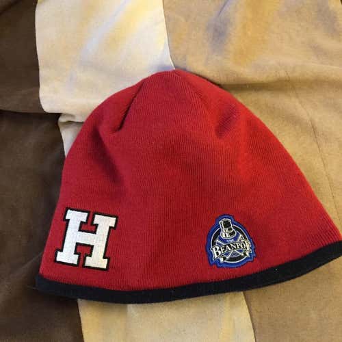 Harvard Hockey Team Issued Reebok Beanpot Beanie