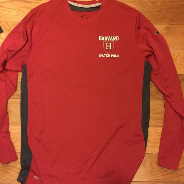 Harvard Water Polo Nike Large Long Sleeve Dry Fit