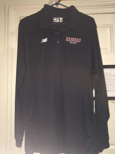 Harvard hockey polo