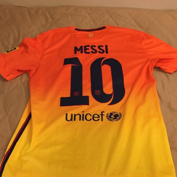 Lionel Messi Authentic Alternate Barcelona Jersey Nike