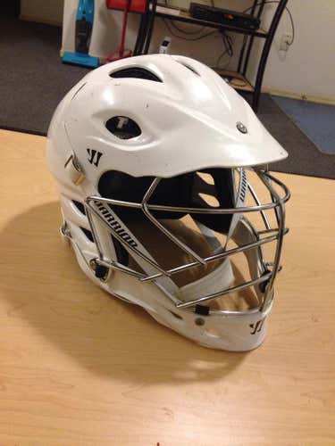 Warrior T2 / TII Helmet White Chrome Facemask