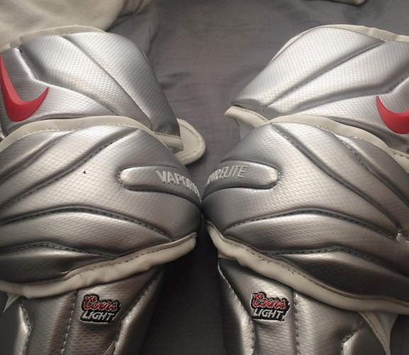 Coors light elbow pads