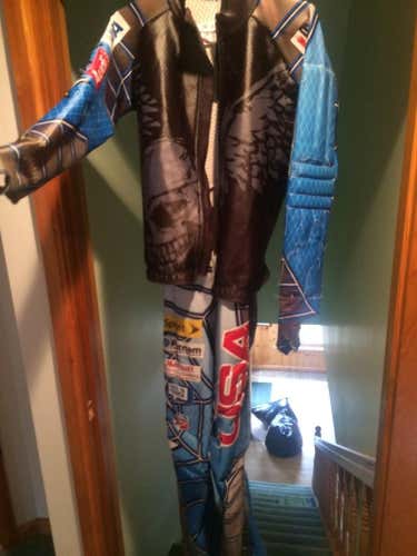 US Ski Team 2-piece SL Suit. Size XL
