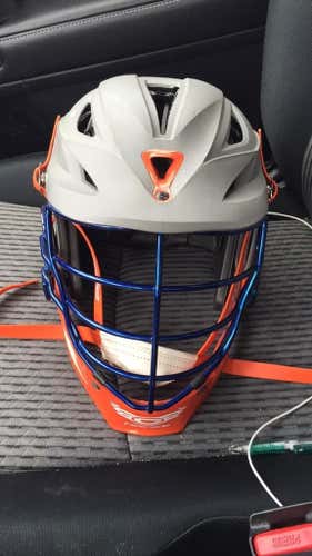 Matte grey R blue cage