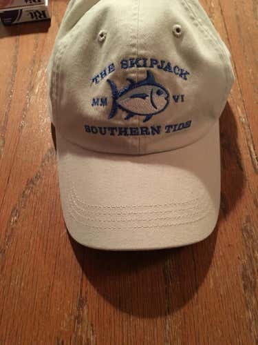 BN Southern Tide Original Skipjack Hat (adjustable buckle) Stone/Grey (retails at $27.99)