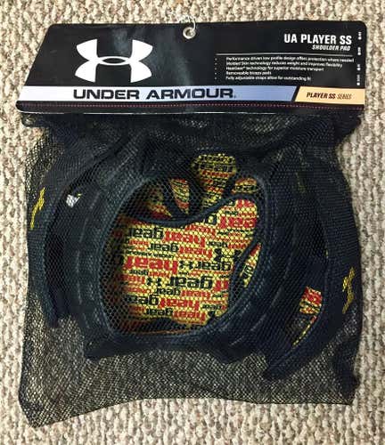 New Under Armour Shoulder Pads Black SS Series