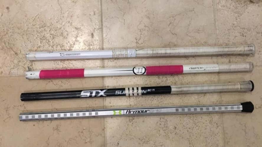 (top to bottom) East coast Dyes Carbon 70$, Warrior Switch Composite Shaft 100$, STX Surgeon Sc-t...