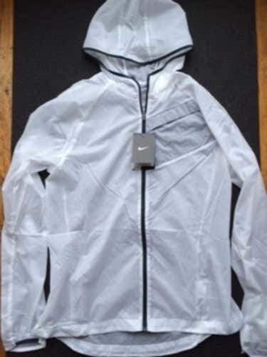 New NIKE White Lightweight  Jacket. Size Medium