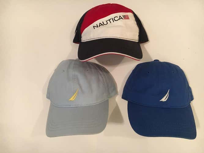 LOT OF 3 Nautica Strapbacks